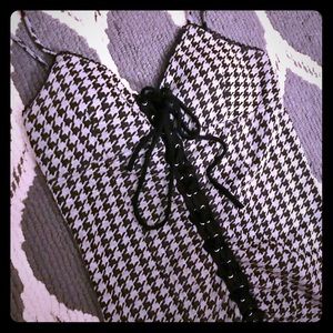 Women’s bustier club style tank top, HOT! Small